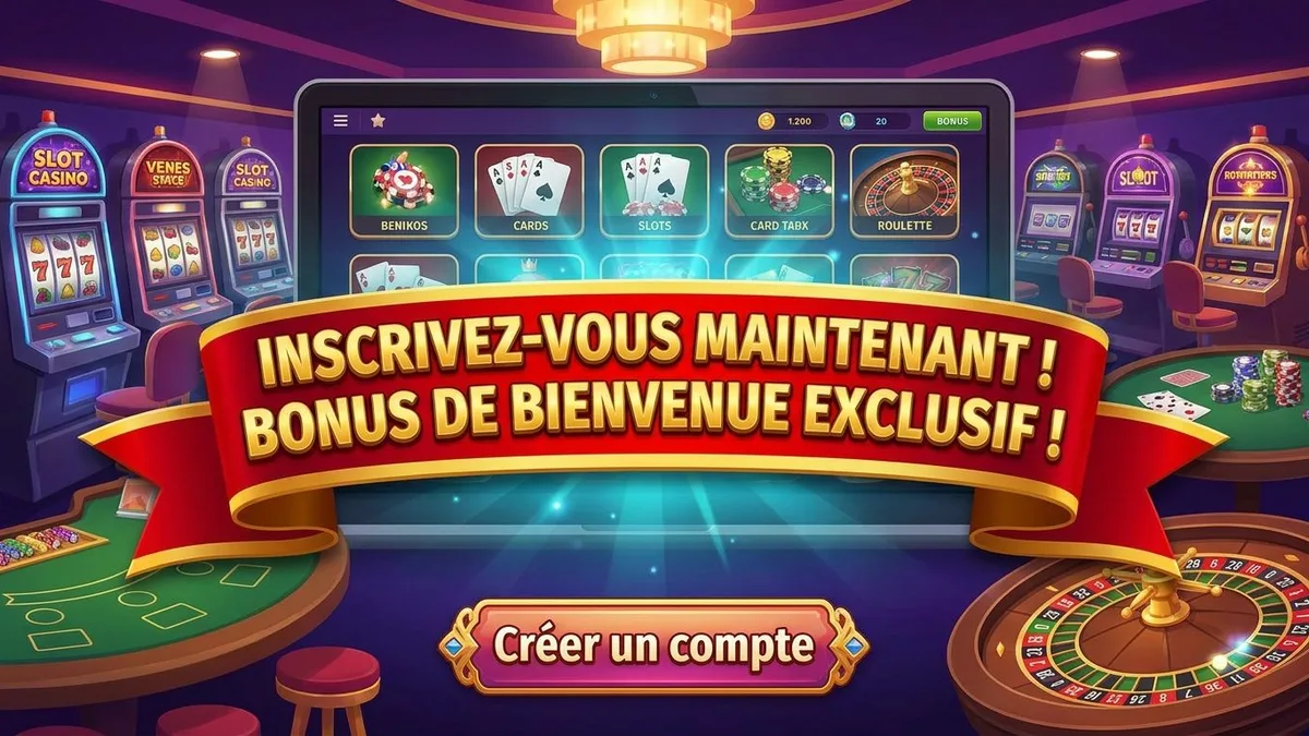 Inscription avec bonus